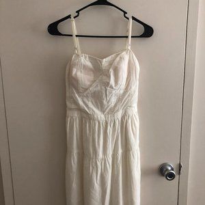 Dress, White, Lace Details, Great Condition